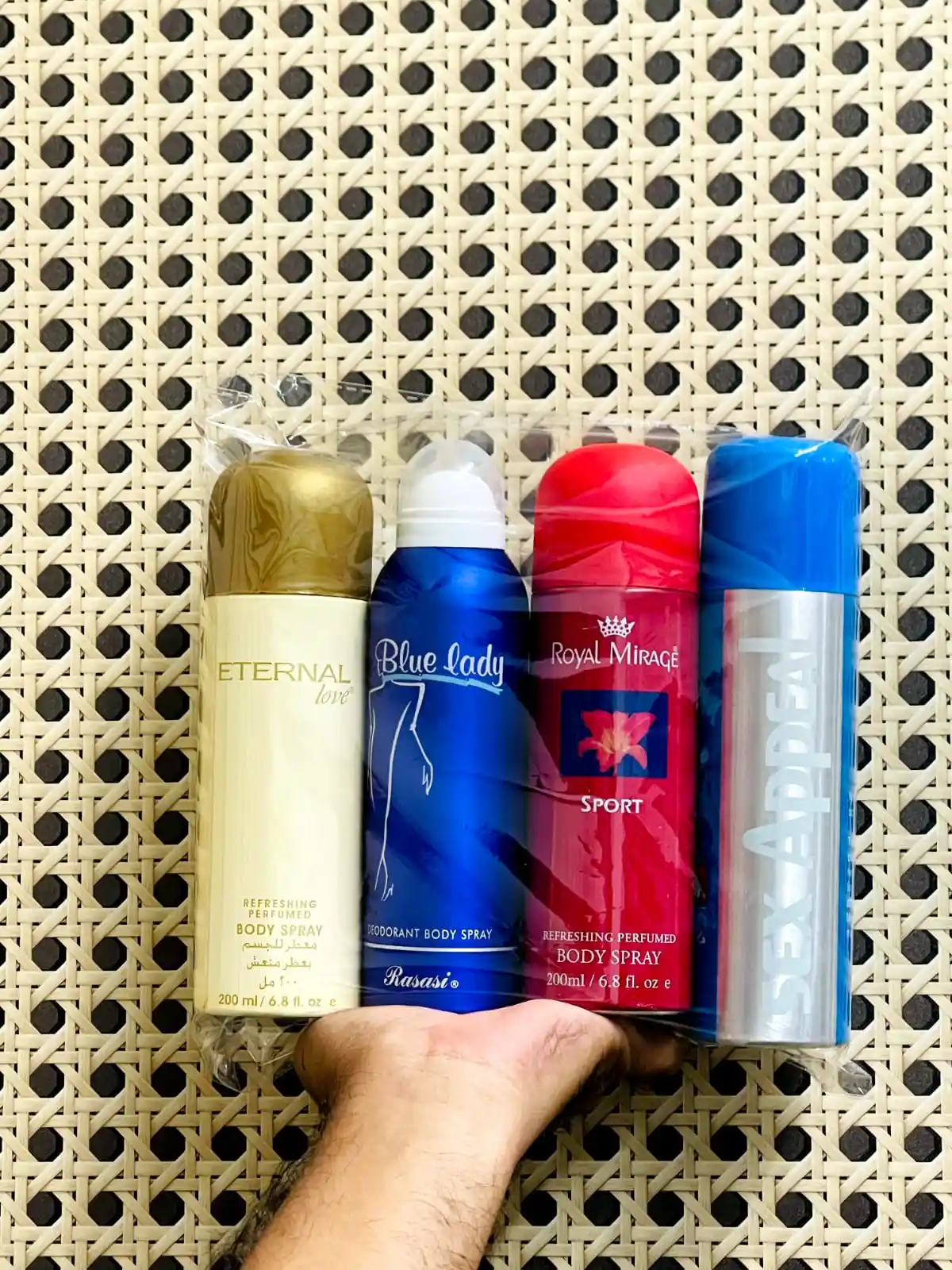 Premium 200 ml 4 pcs body spray combo (এখনি অর্ডার করলে পাবেন ঈদ অফার হোম ডেলিভারি চার্জ ফ্রী )